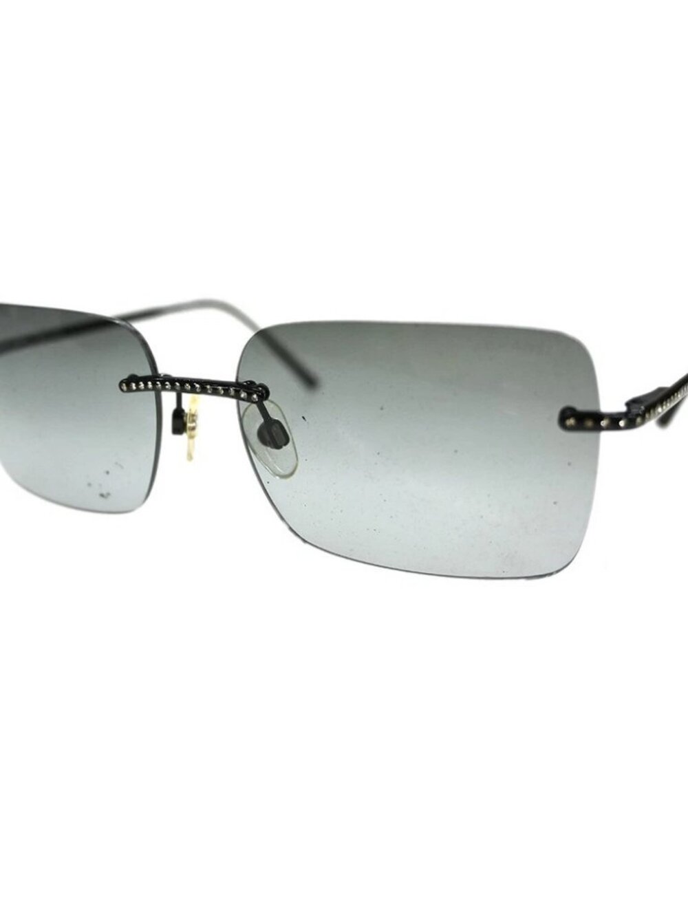 Chanel Sunglasses Eyewear Black Small Good AC2700575 NQ03714